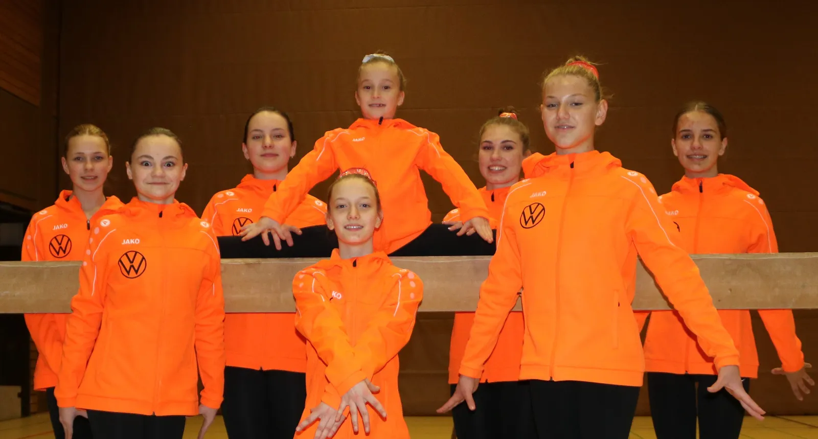 Die Landesligamannschaft des TV Bodersweier von links: Maja Oser, Heike Schweiger, Sophia Herbel, Annika Hättig, Lotta Hensel, Liv Nimke, Maxima Weiß, Johanna Erhardt Es fehlen: Vivien Schulz, Eva Agoston, Emilia Westermann